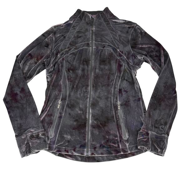 LULULEMON Define Jacket Velour Size 14 Interstellar Dark Grey Multi - Picture 5 of 10